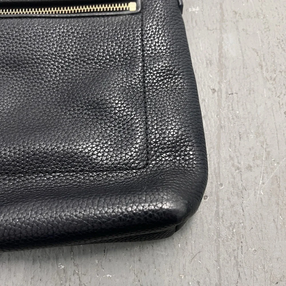 Kate Spade New York Pebbled Leather Crossbody Bag Black Tassel Zip Purse - Picture 4 of 16